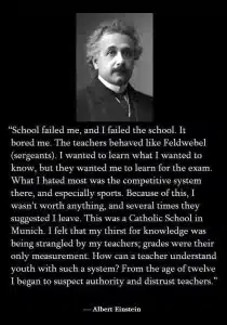 Words of Encouragement for Students by Einstein